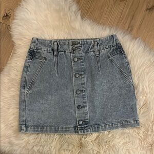 Saltwater LUXE Blue Mini Pencil Skirt Casual